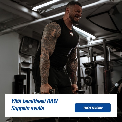 Ylit tavoitteesi RAW Suppsin avulla